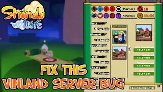 RellGames Needs To Fix This Vinland Village Server Bug...Shindo Life Roblox