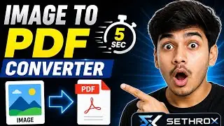 Image to PDF in 5 Seconds 😱 | Best Free Converter 2026