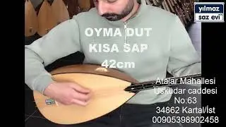Oyma Dut Bağlama Kısa Sap 42 cm