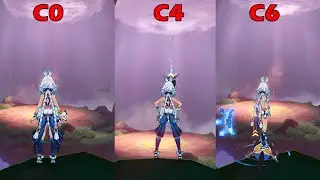 MUALANI C0 ~ C6 COMPARISON | GENSHIN IMPACT