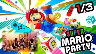 SUPER MARIO PARTY (1/3) - Свитчовая заруба на четырех (Запись стрима)