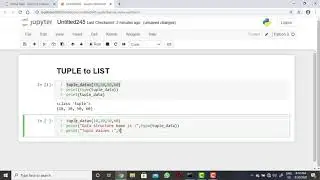 158 Tuple to List Conversion
