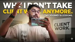 Story Time: Why I Don't Do Client Work