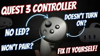 How to Fix Quest 3 Controller Not Powering On or Pairing | Repair Tutorial