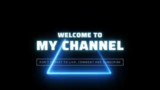 YouTube Intro Welcome to My Channel | Title Intro Templates | No Text | No Copyright | Free Download