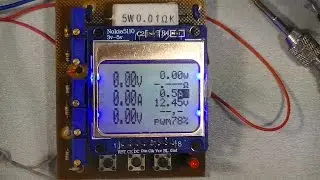 Volt-ammeter for a lab power supply using ATmega8 and a Nokia display