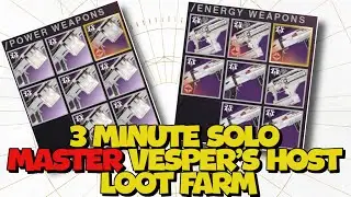 (Post Nuke Dupe) Fastest Vesper's Host 1st Encounter Loot Farm | Destiny 2