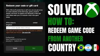 HOW TO REDEEM ANY REGION CODE #xbox #fortnite