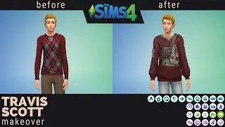 Travis Scott Makeover | Sims 4 | Speed Build
