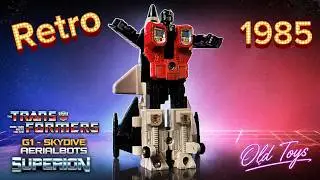 Transformers G1 Skydive Superion Airielbots - Retro - Old Toys - 1985 - 4K