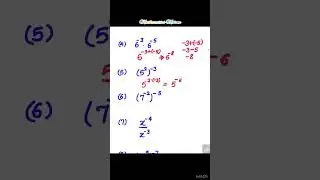 Learn simplifying Exponents 👍 learn use of exponents law #maths #exponents