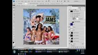 SPRINGTIME JAMS AND JEEZY MIXTAPE  - PHOTOSHOP MIXTAPE COVER TUTORIAL - ROYAL X DESIGNZ
