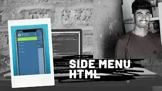 Create Sidemenu Using Html | Css | Js | Developer's Tutorial