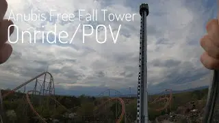 Anubis Free Fall Tower Onride (POV) | Schnelles Fahrprogramm | Holiday Park | 2023 | 4K60fps