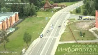 Гонки без правил на Филаретовской улице