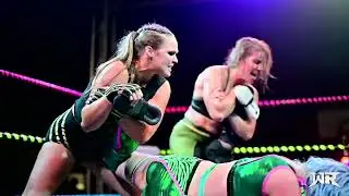 Ronda gets Rowdy and makes her Pro Wrestling Revolver debut! (entrance and staredown)