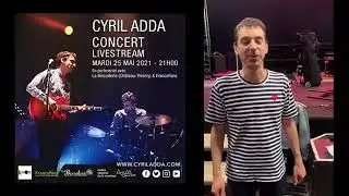 Annonce : Livestream du 25 mai