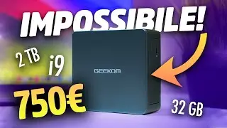 CHE DIAVOLERIA È QUESTA?! 😳 Il MINI-PC da 750€ con HARDWARE di un MAC da 3000€! - GEEKOM Mini IT13