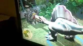 The spinosaurus eats food