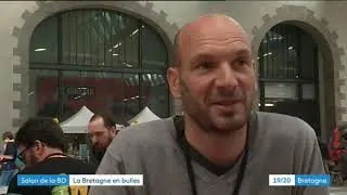 Reportage France 3 Bretagne Rencontres brestoises de la BD 2018