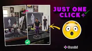 Trending Instagram Viral Figurine 3D Ai Photo Editing | Google Gemini Viral Photo Editing🔥