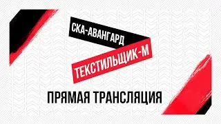 «СКА-Авангард» — «Текстильщик»-м: видеотрансляция матча