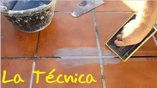 Rellenar juntas de baldosas o azulejos