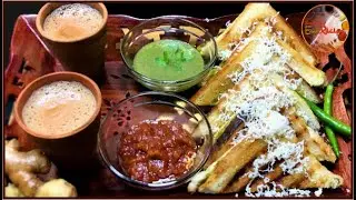 Sandwich। Mumbai Street Style Sandwich। Masala Potato Toast Sandwich। Breakfast Recipe