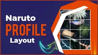 Naruto Instagram feed layout || Anime Profile Designing || Instagram grid post || Crazy Smartmaker