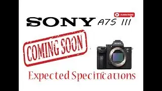 What should we expect? Sony A7S III Expected Specifications.