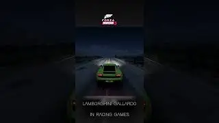 Lamborghini Gallardo in Racing Games #racinggames #lamborghini #shorts