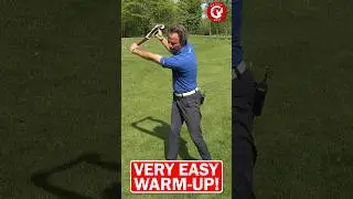 How to warm-up for GOLF without hitting golf balls! #shorts
