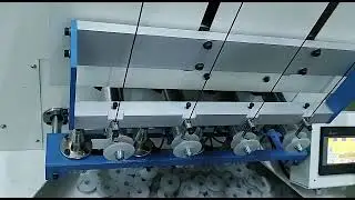 Aluminum wire coil winding machine