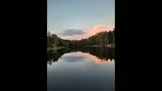 Нежно розовый закат,это так приятно #красота #закат зак#озеро #лето2024 #shorfs