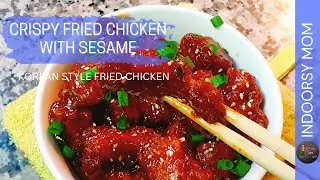 Delicious Crispy Sesame Chicken Recipe at Home |  Indoorsy Mom