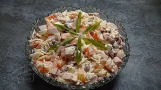 САЛАТЫ С КОЛБАСОЙ! ВЫ УДИВИТЕСЬ КАК ПРОСТО