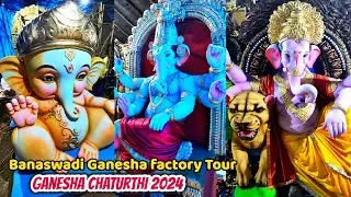 Ganesha Statue making factory Bengaluru 2024 | Ganesha Chaturthi | Banaswadi Vinayagar factory Tour