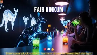 Robots leave humans to drown in fermented starlight. 