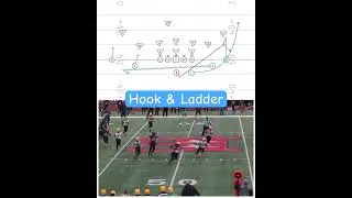 The hit the hook & ladder play! #trickplays #footballplays #footballhighlights