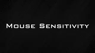 Mouse Sensitivity DPI/CPI and Acceleration - Guide How To Tutorial