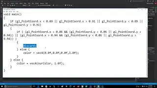 OpenGL   Fragment Shader   gl PointCoord rounding edges   part 2