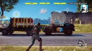 Just Cause 3  Long and Dangerous Road with unexpected crash playthrough