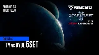 [SBENU SSL 2015] TY vs ByuL Semifinals  Match1 set5 -EsportsTV, Starcraft 2