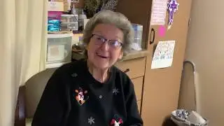 Residents at Rennes Health & Rehab Center-Peshtigo East share messages with their families