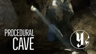 Procedural Cave for Video Games or Films with Unreal Engine
