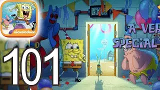 SpongeBob Patty Pursuit - A VERY SPECIAL DAY All Levels & Endings - Walkthrough Part 101 (iOS)