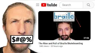 Reacting to The Rise and Fall of Braille Skateboarding *VERSION 2*