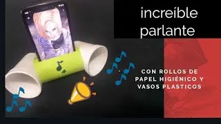 DIY Phone Speaker using toilet paper rolls: learn how to make it easily