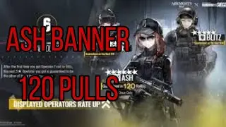 Ash banner (120 pulls) || Arknights
