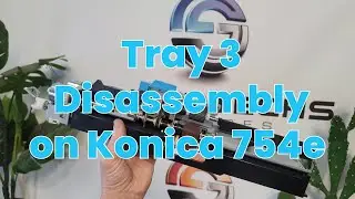 Tray 3 Disassembly on Konica 754e #konicaminolta #konica